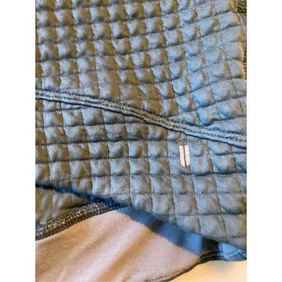 NOBULL Quilted Crew Pullover Sz XL Green Sweatshirt Athleisure - Picture 3 of 6